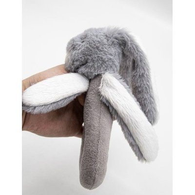 BabyJem Tutmalı Peluş, Mini Tavşan, Gri