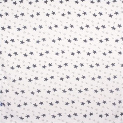 Sevi Bebe Organik Müslin Bebek Battaniye, 100x100, Gri, Yıldız