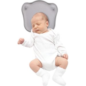 Sevi Bebe Düz Kafa Yastığı Kafa Şekillendirici Yastık, Gri