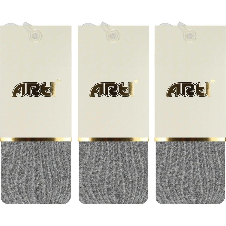 Artı Alona Düz Külotlu Çorap, Gri