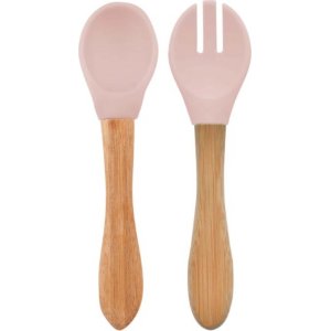 OiOi Mama Kaşığı ve Çatal Seti Pinky Pink