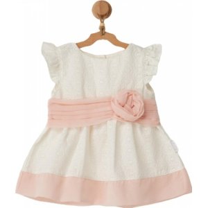 Andywawa Stylish Girl Bebek Elbise, Ekru