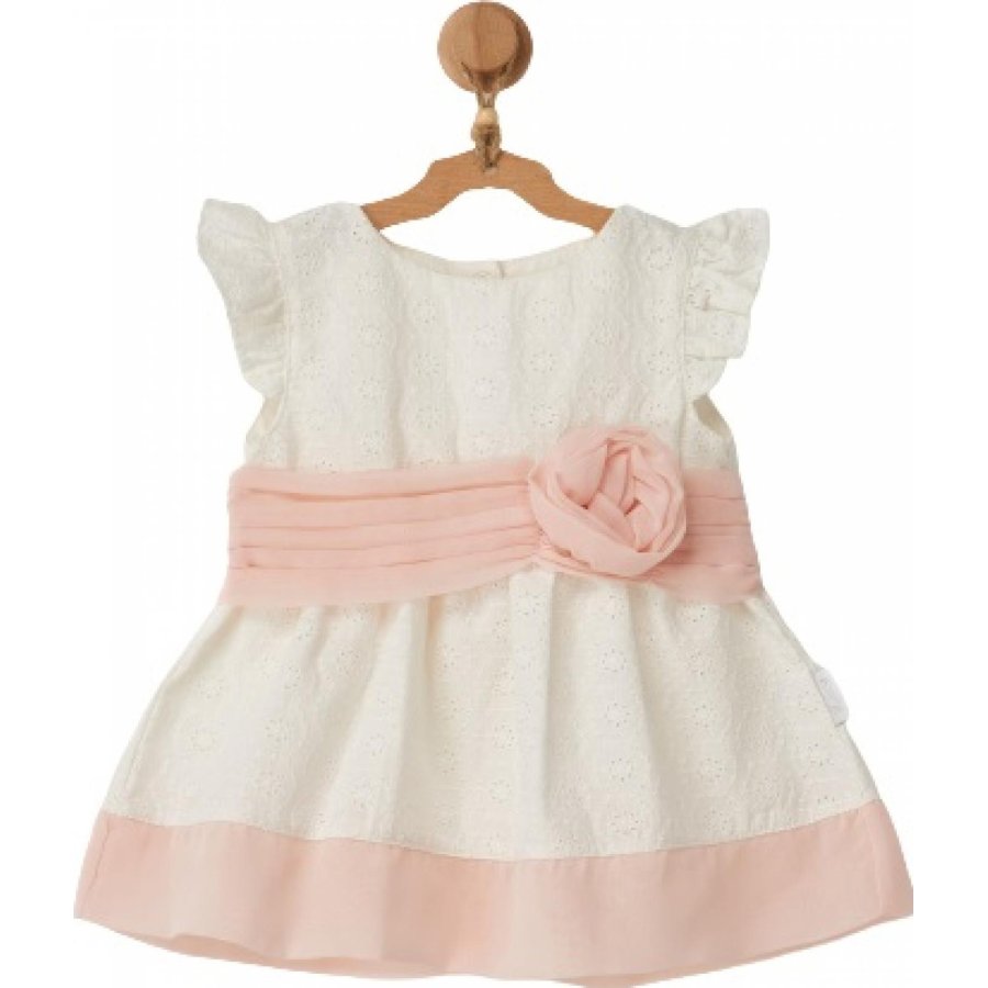 Andywawa Stylish Girl Bebek Elbise, Ekru