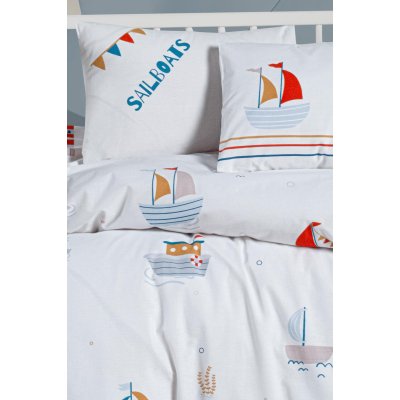 Kanz Ranforce Bebek Nevresim Takımı Knz-001 Sailboats