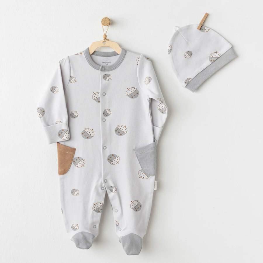 Andywawa AC26104 Hello Autumn Tulum Takım Grey