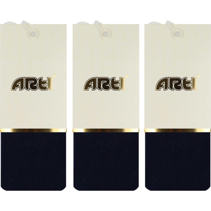 Artı Alona Düz Külotlu Çorap, Siyah