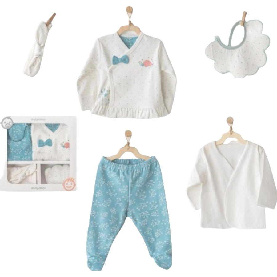 Andywawa Love Holidays 5 Parça Hastane Çıkışı, Ekru