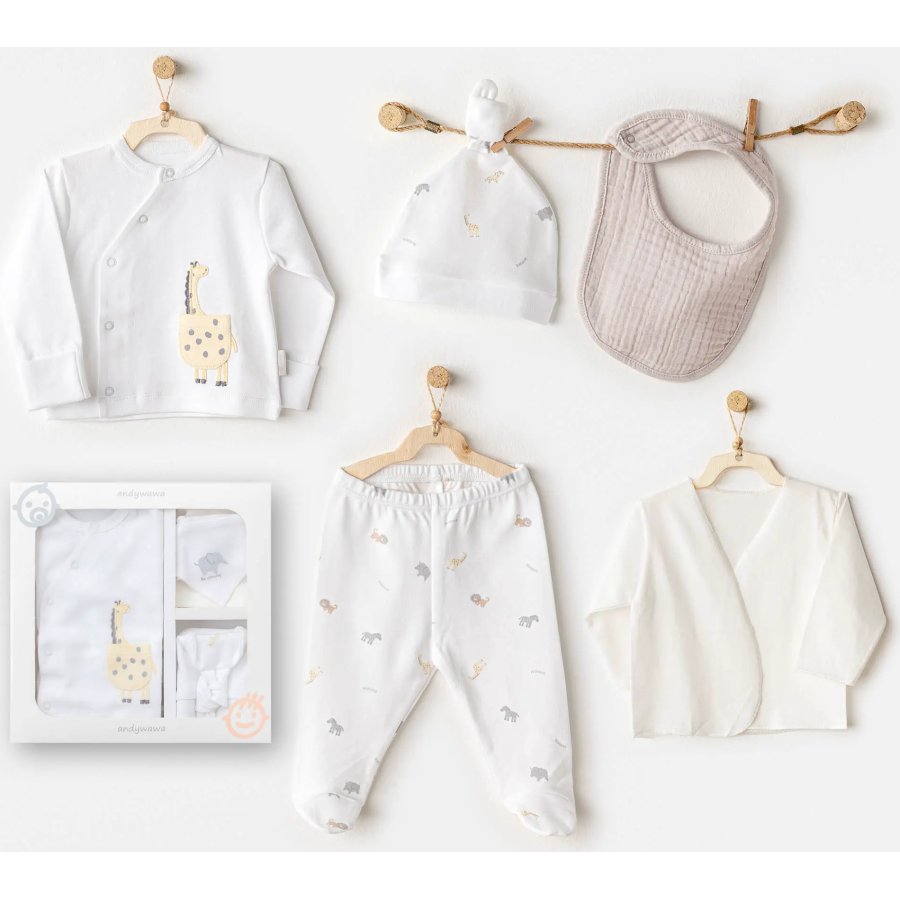 Andywawa AC25800 Little King 5'Li Hastane Çıkışı White