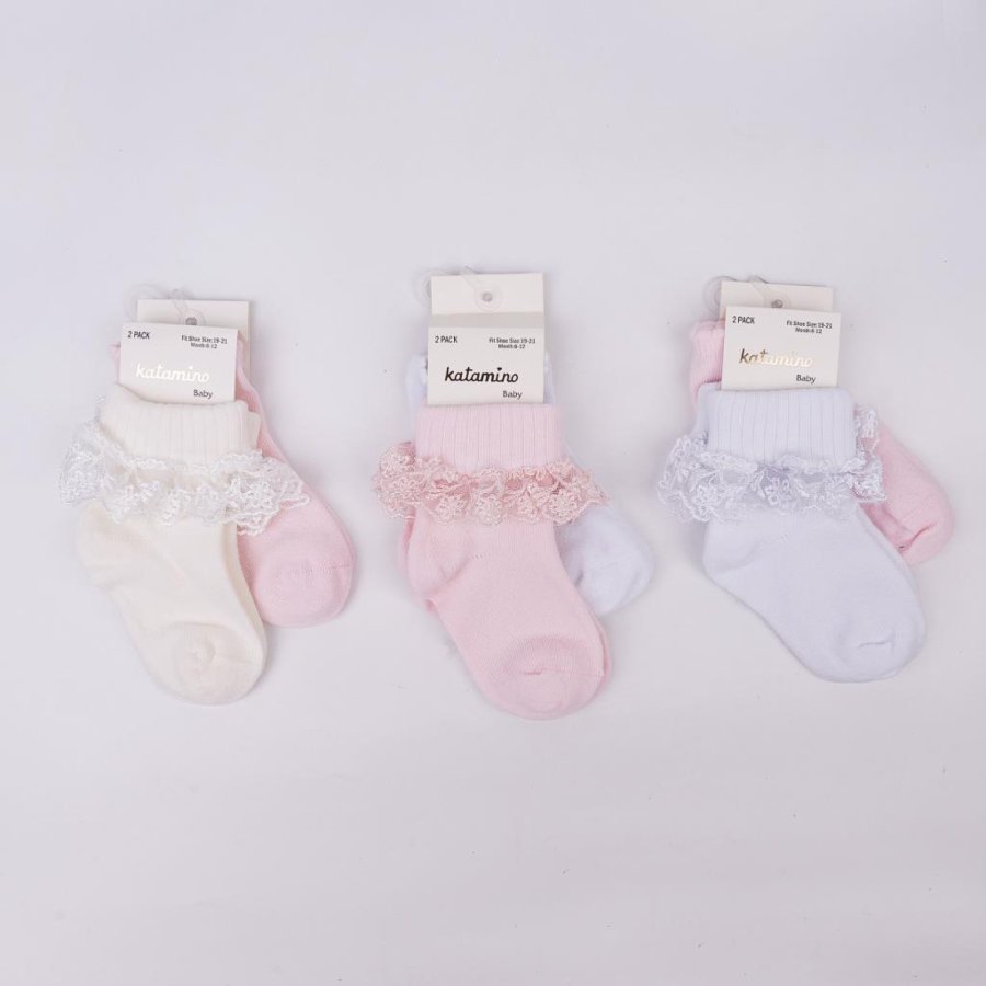 Katamino Akel 2'li Aks. Bebek Soket Çorap K44023 Asorti