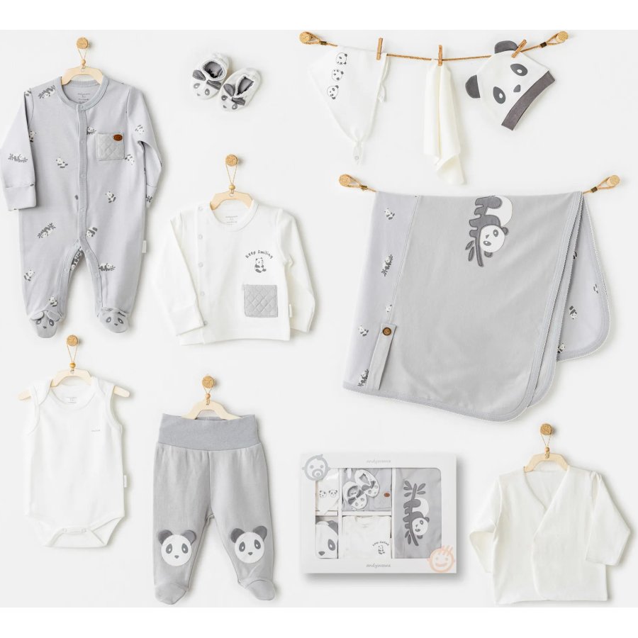 Andywawa AC26021 Keep Smiling 10'lu Hastane Çıkışı Grey