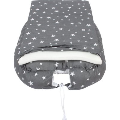Sevi Bebe Anne Yanı Bebek Reflü Yatağı, Gri, Yıldız