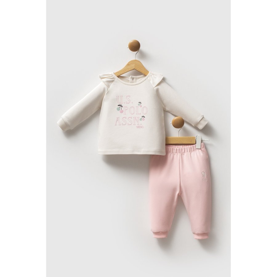 U.S. Polo Assn 2 li Takım USB2749 Ekru