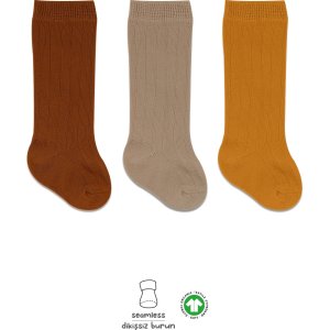 Bistyle Dizaltı Çorap, Hardal, 3'lü