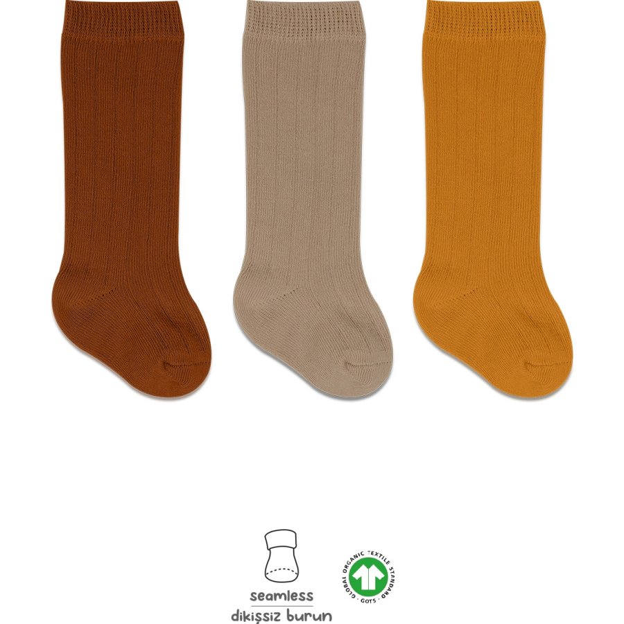 Bistyle Dizaltı Çorap, Hardal, 3'lü
