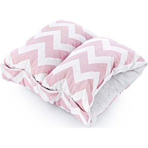 BabyJem Çok Amaçlı Emzirme Yastığı, Pembe, Zigzag