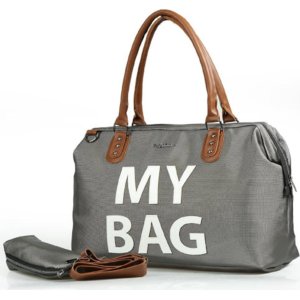 M&Y My Bag Deri Anne Bebek Bakım Çantası, Gri