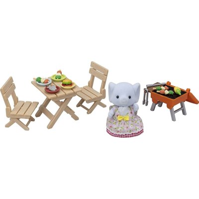 Sylvanian Families Barbekü Piknik Fil Kız