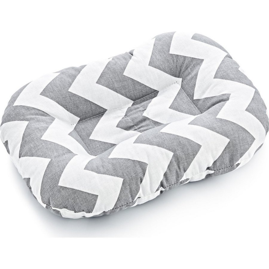 BabyJem Emzirme Yastığı, Gri, Zigzag