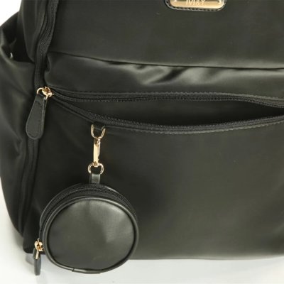 M&Y Diamond Anne Bebek Bakım Sırt Çantası 7345 Siyah