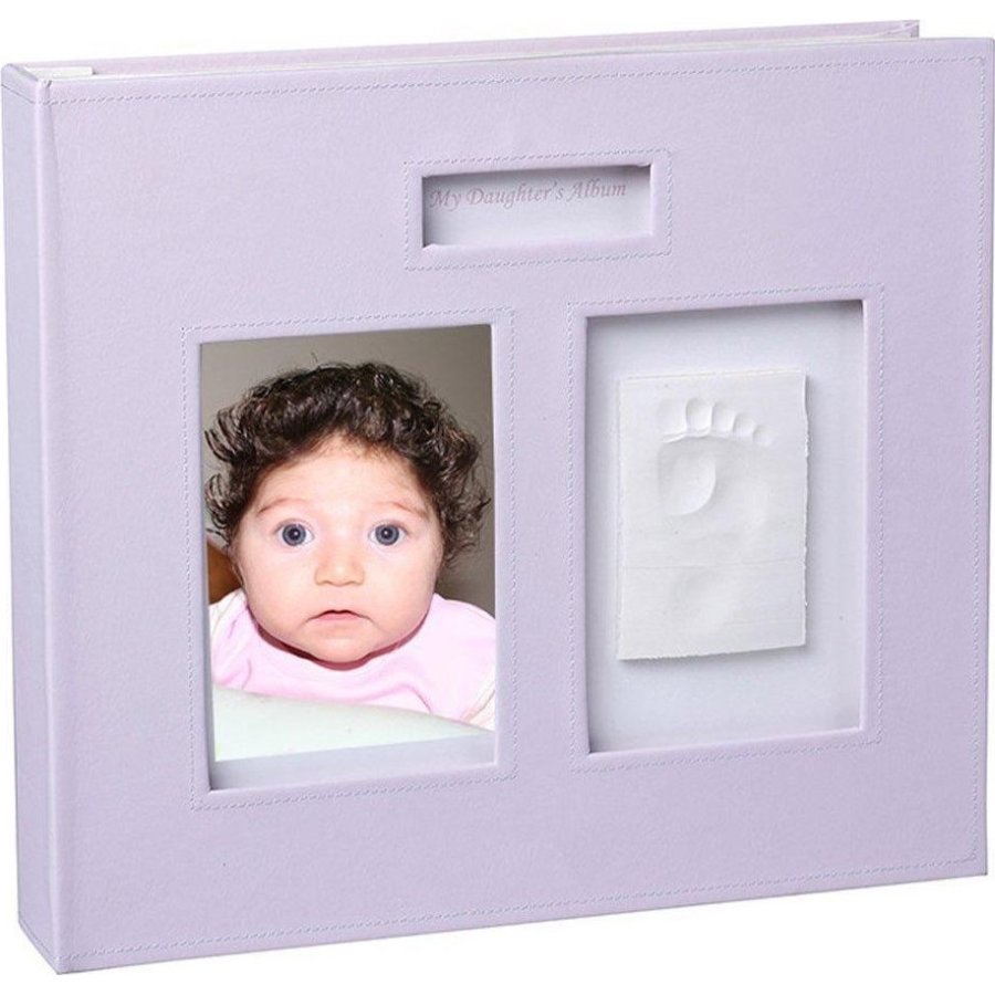 Baby Memory Prints Deri Hatıra Albümü, Pembe