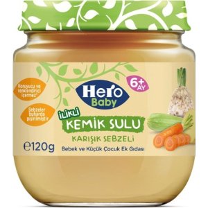 Hero Baby Gourmet Karışık Sebzeli Kavanoz Mama 120 Gr