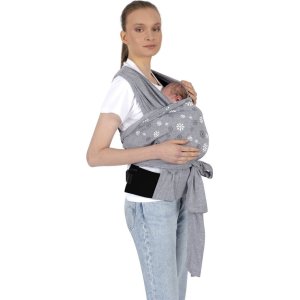 Sevi Bebe Destekli Giymeli Sling, Gri