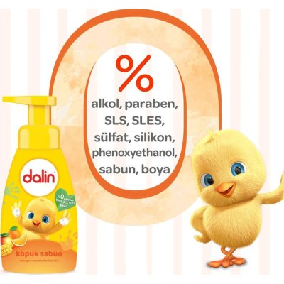Dalin Köpük Sabun, Mango ve Portakal Kokulu, 200 ml