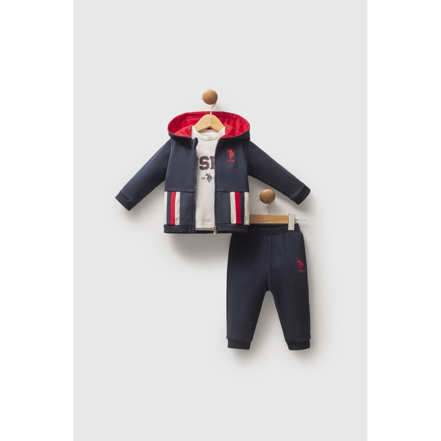 U.S. Polo Assn 3'lü Takım USB2537 Lacivert