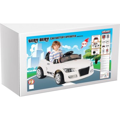 Pilsan Tery Bery Uzaktan Kumandalı Akülü Araba, 12 Volt, Beyaz
