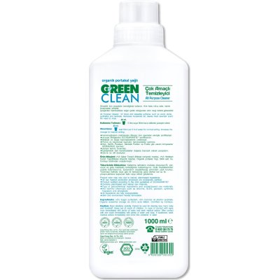 Green Clean Bitkisel Çok Amaçlı Temizleyici, 1000 ml