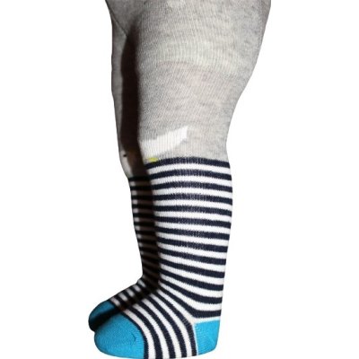 Bibaby Desenli Külotlu Çorap, Gri, Kuş