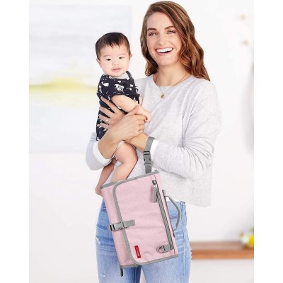 Skip Hop Pronto Orjinal Alt Açma Çantası, Pembe