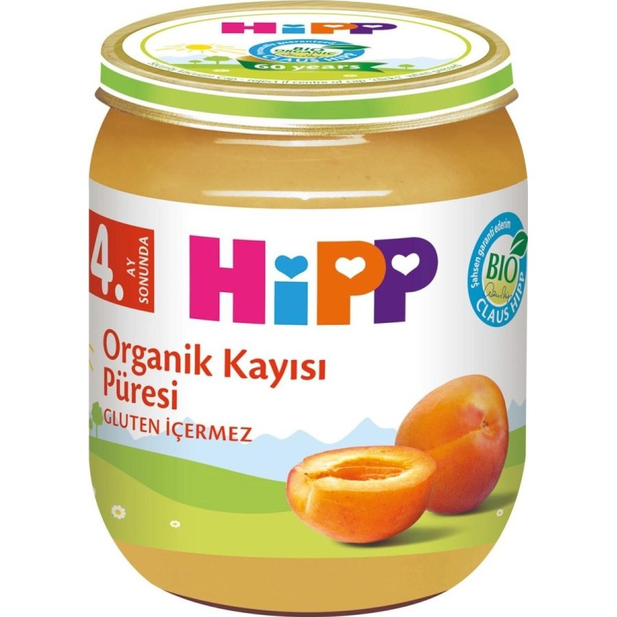 Hipp Organik Kayısı Püresi, 125 g