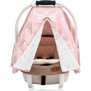 Moje Taşıma Koltuğu Ana Kucağı Örtüsü, Pembe, Yıldız