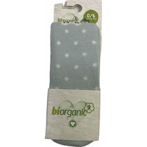 Bibaby Biorganic Cute Face Havlu Külotlu Çorap, Mavi