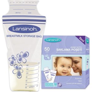 Lansinoh Anne Sütü Saklama Poşeti, 50 Adet