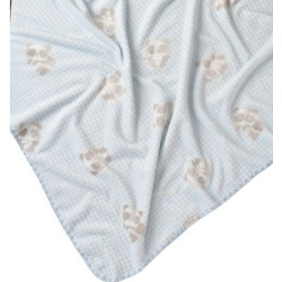 Bibaby Desenli Büyük Boy Scoop Bebek Battaniye, Mavi