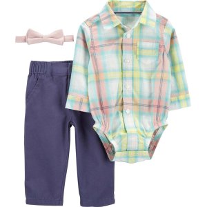 Carter's Erkek Bebek 2'li Alt Üst Set, Karışık Renkli