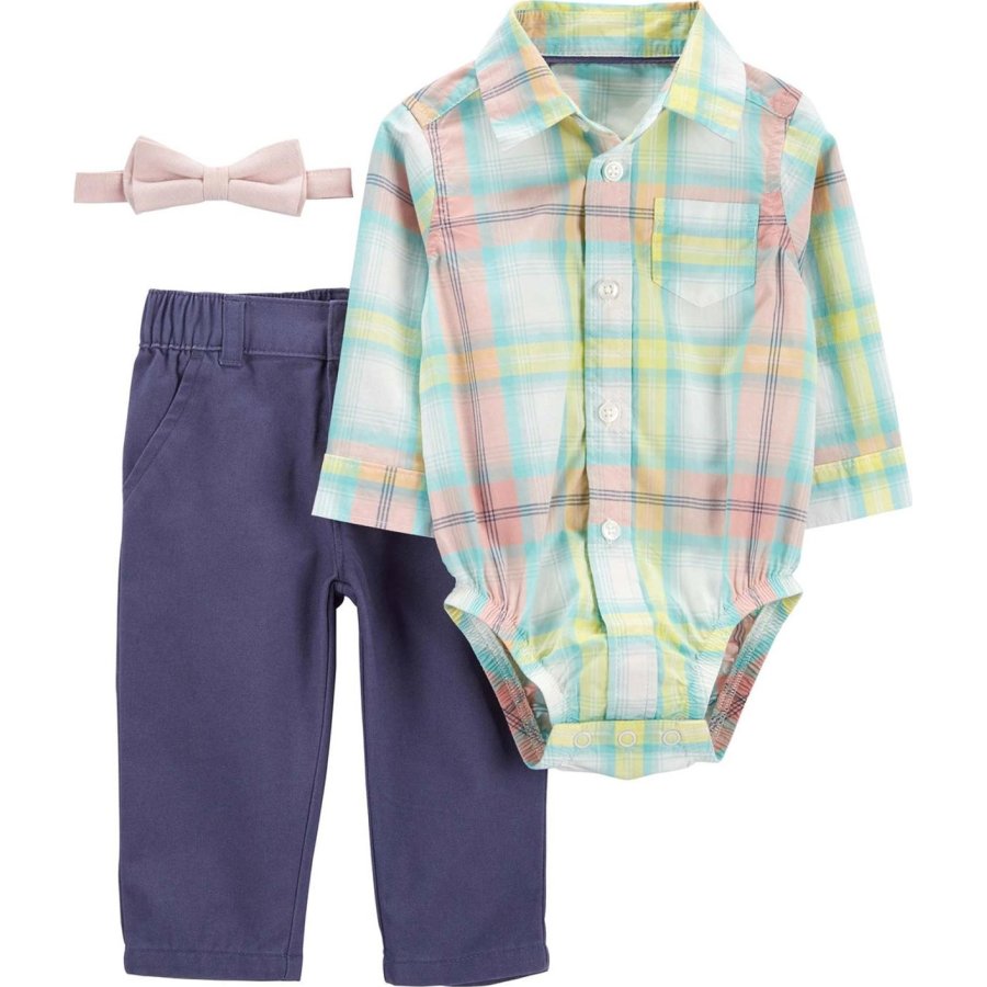 Carter's Erkek Bebek 2'li Alt Üst Set, Karışık Renkli