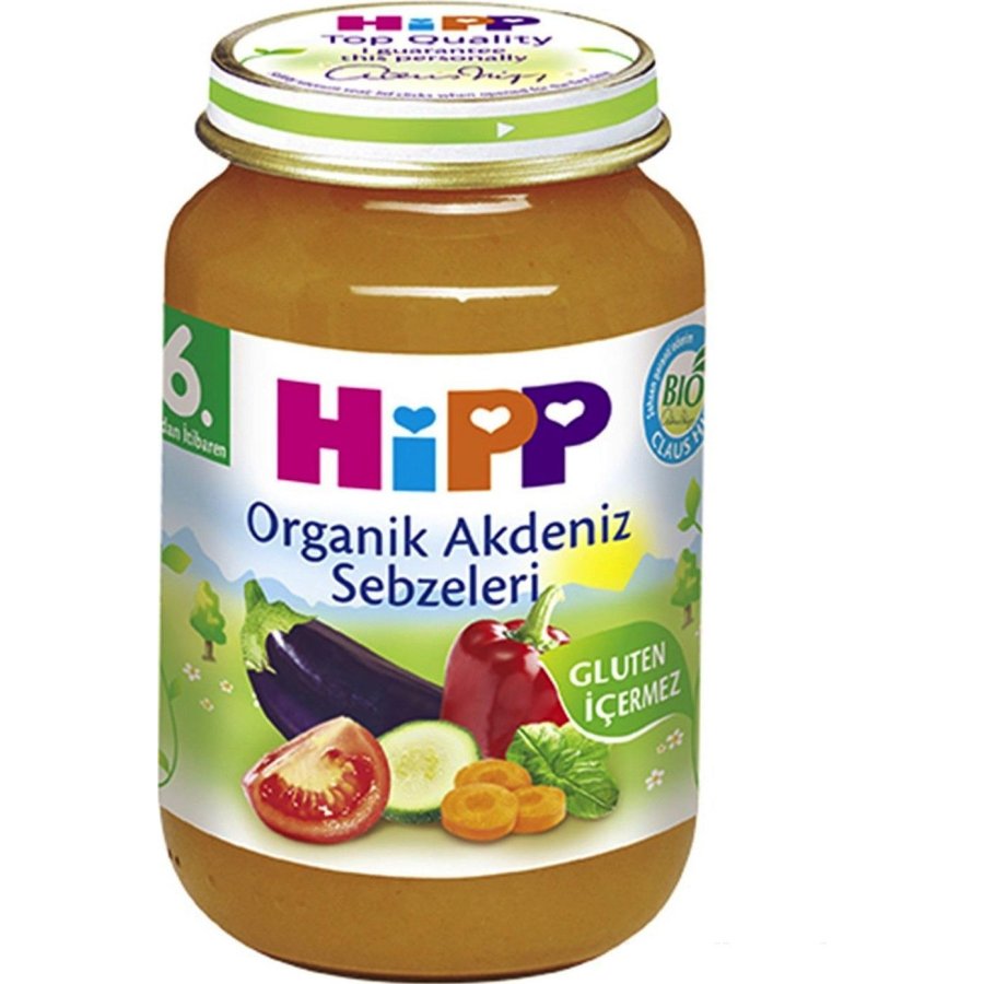 Hipp Organik Akdeniz Sebzeleri, 190 g