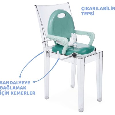 Chicco Pocket Snack Yükseltici Mama Sandalyesi, Poppy Red