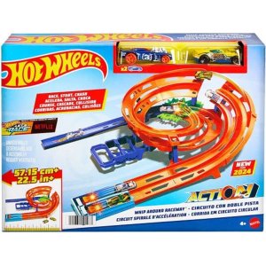 Hot Wheels İkili Yarış ve Akrobasi Pisti HTK17