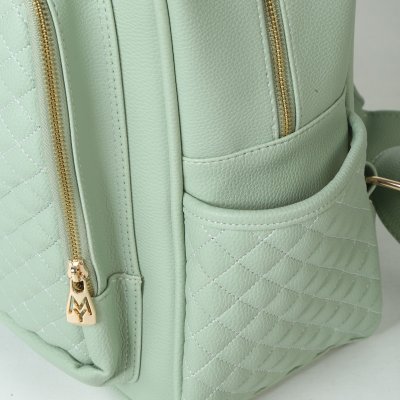 M&Y Dust Deri Anne Bebek Bakım Sırt Çantası, Yeşil