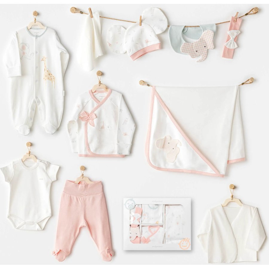 Andywawa AC25501 Love Family 10'Lu Hastane Çıkış Seti Ekru