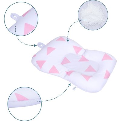 Sevi Bebe Cozy Banyo Minderi, Pembe Üçgen