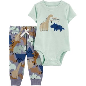 Carter's Erkek Bebek 2'li Alt Üst Set, Mint