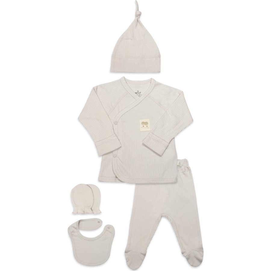 Bistyle Modal Flying Balloons 5'Li Hastane Çıkışı BS12109 Bej