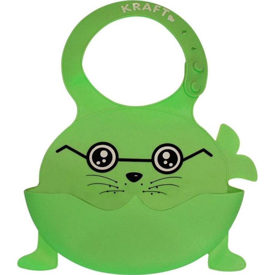 Kraft Lüks Silikon Önlük, Yeşil
