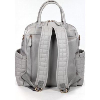 M&Y Kitty Deri Anne Bebek Bakım Sırt Çantası 7271 Gri