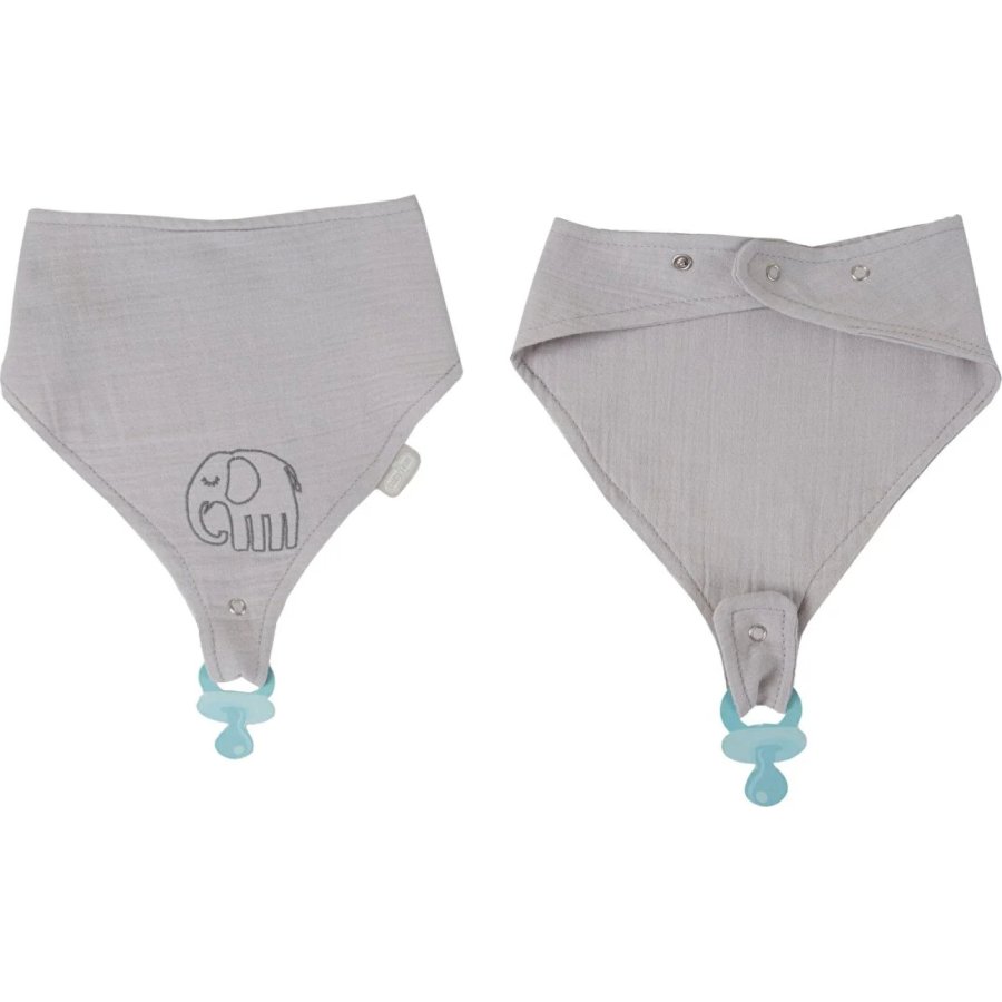 BabyJem Emzik Askılı Müslin Önlük 837 Gri